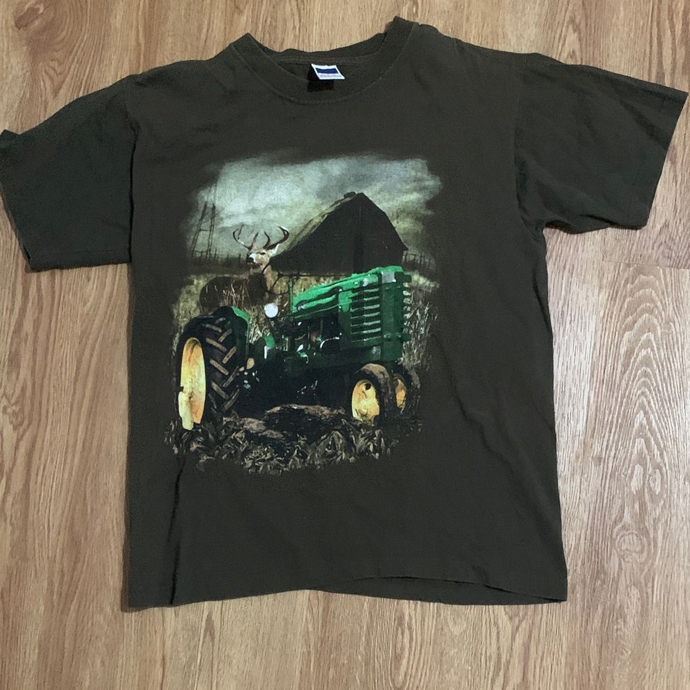 Green Tractor Graphic Tee